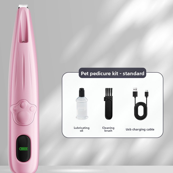 Professional Waterproof Pet Trimmer with Smart LED Display | Precision Grooming for Paws, Ears & Face