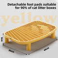 Anti-Splash Cat Litter Mat – Double-Layer Raised Design for Clean Floors