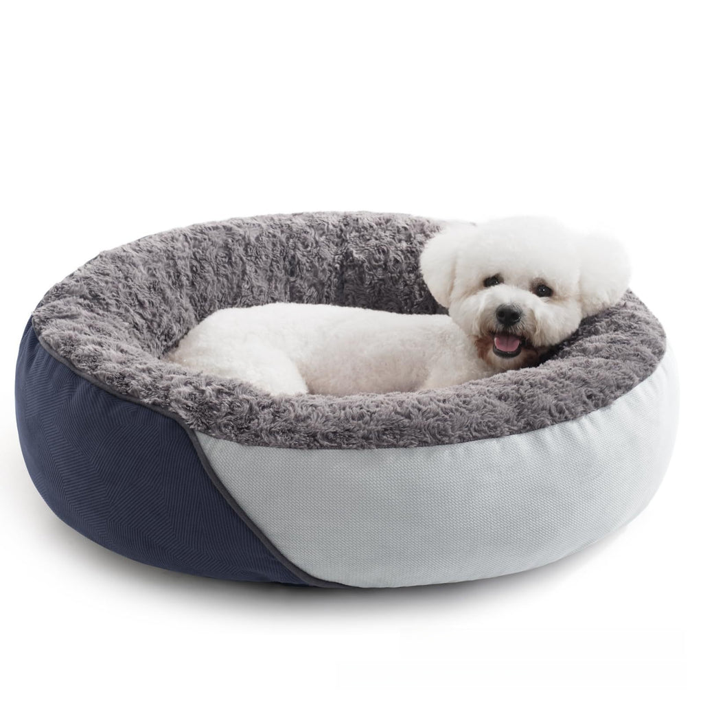 Calming Orthopedic Donut Bed | Ultra-Plush Round Nest for Small Dogs & Cats