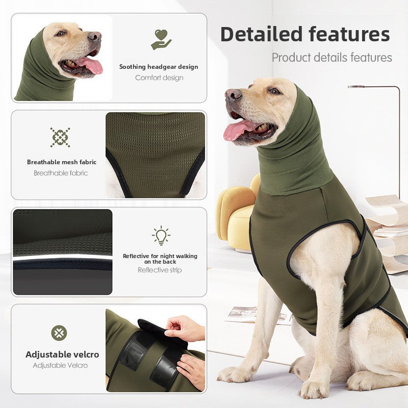 calming dog anxiety jacket for thunderstorms and fireworks
soft dog anxiety vest for small and large dogs
dog calming vest for separation anxiety at home
reflective dog anxiety jacket for night safety
anti anxiety dog wrap for loud noises
comfortable dog anxiety vest that works fast
calming vest for rescue or anxious dogs
how to calm a dog during thunderstorms
how to reduce dog anxiety at night
how to help dog with separation anxiety
why dogs get scared of fireworks
natural ways to calm an anxious dog