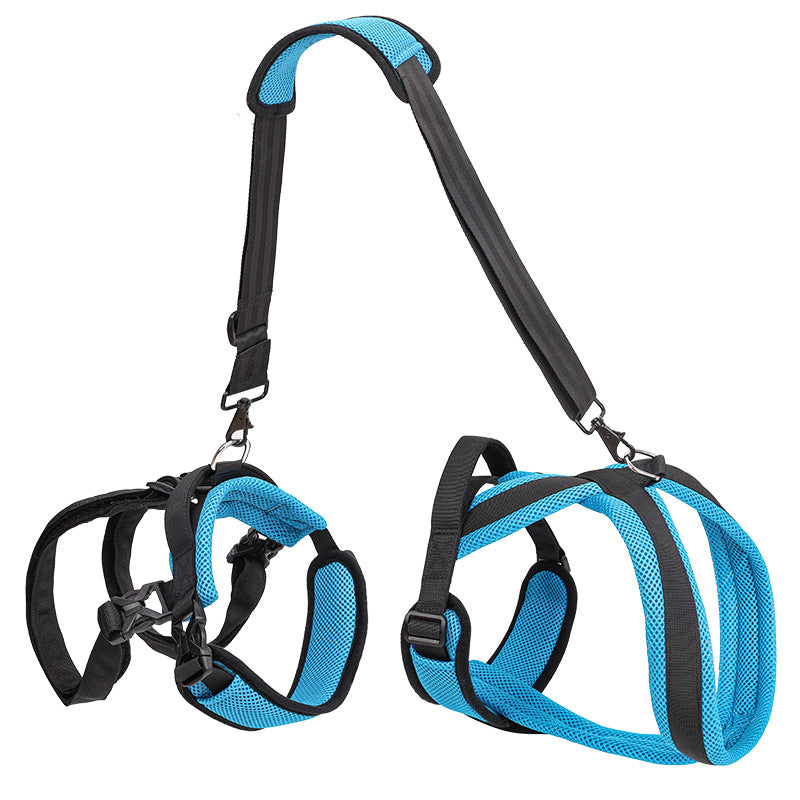 Assistive device for dogs on stairs
Dog handle harness for lifting
Post-op dog recovery gear
Arthritis aid for aging dogs
Rehabilitation harness for paralyzed dogs
Help-em-up style dog harness
K9 ACL surgery recovery harness
Hip dysplasia support harness for dogs
Rear leg weakness support for dogs
Full body dog sling for mobility
Veterinary grade dog lift vest