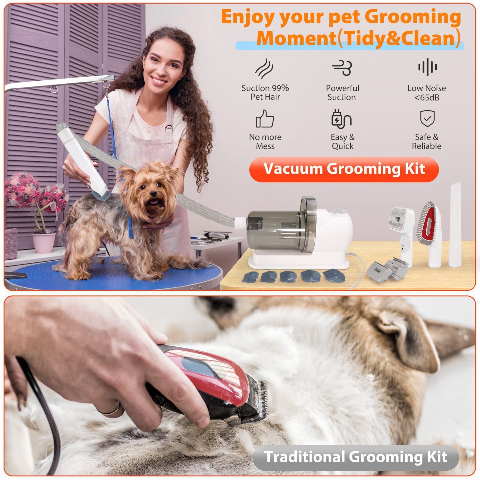 best pet grooming vacuum
dog grooming vacuum for shedding
quiet pet grooming clippers
pet grooming kit for home
professional pet grooming kit
dog grooming vacuum low noise
pet hair vacuum grooming tool
grooming kit for long hair dogs
all in one pet grooming vacuum and trimmer for home use
low noise dog grooming vacuum for anxious pets
pet grooming vacuum kit for heavy shedding dogs
portable pet grooming vacuum for cats and dogs
quiet pet grooming clippers with vacuum attachment
home grooming solution