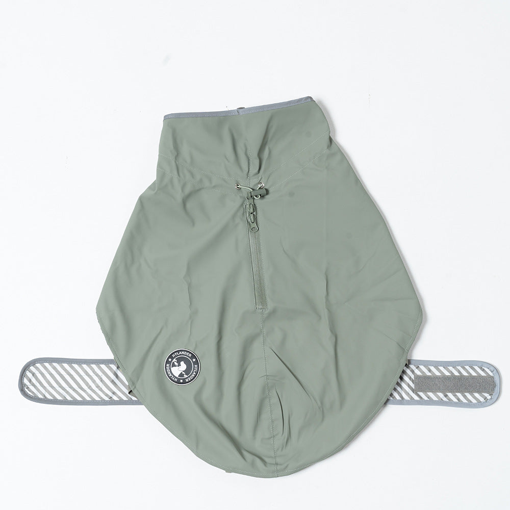 Hydrophobic pet fabric
Full-body dog rain suit
Mud-proof dog apparel
Breathable dog raincoat
Easy-on dog rain poncho
Dog raincoat
Waterproof pet jacket
Dog rain gear
Puppy poncho
Dog windbreaker
Waterproof dog coat with harness hole
Large dog raincoat with belly coverage
Reflective dog raincoat for night walks
Lightweight dog rain jacket for summer
Small dog raincoat with hood
Adjustable waterproof vest for dogs