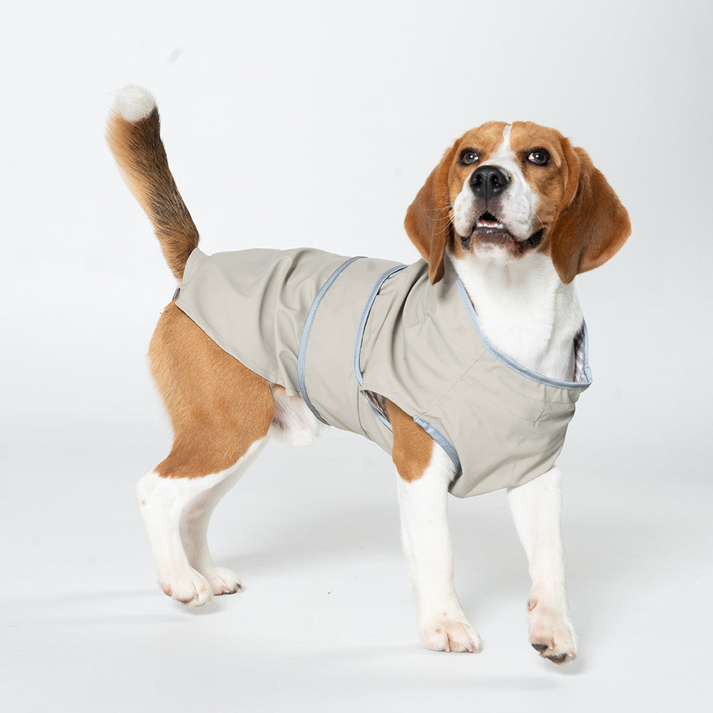 Hydrophobic pet fabric
Full-body dog rain suit
Mud-proof dog apparel
Breathable dog raincoat
Easy-on dog rain poncho
Dog raincoat
Waterproof pet jacket
Dog rain gear
Puppy poncho
Dog windbreaker
Waterproof dog coat with harness hole
Large dog raincoat with belly coverage
Reflective dog raincoat for night walks
Lightweight dog rain jacket for summer
Small dog raincoat with hood
Adjustable waterproof vest for dogs