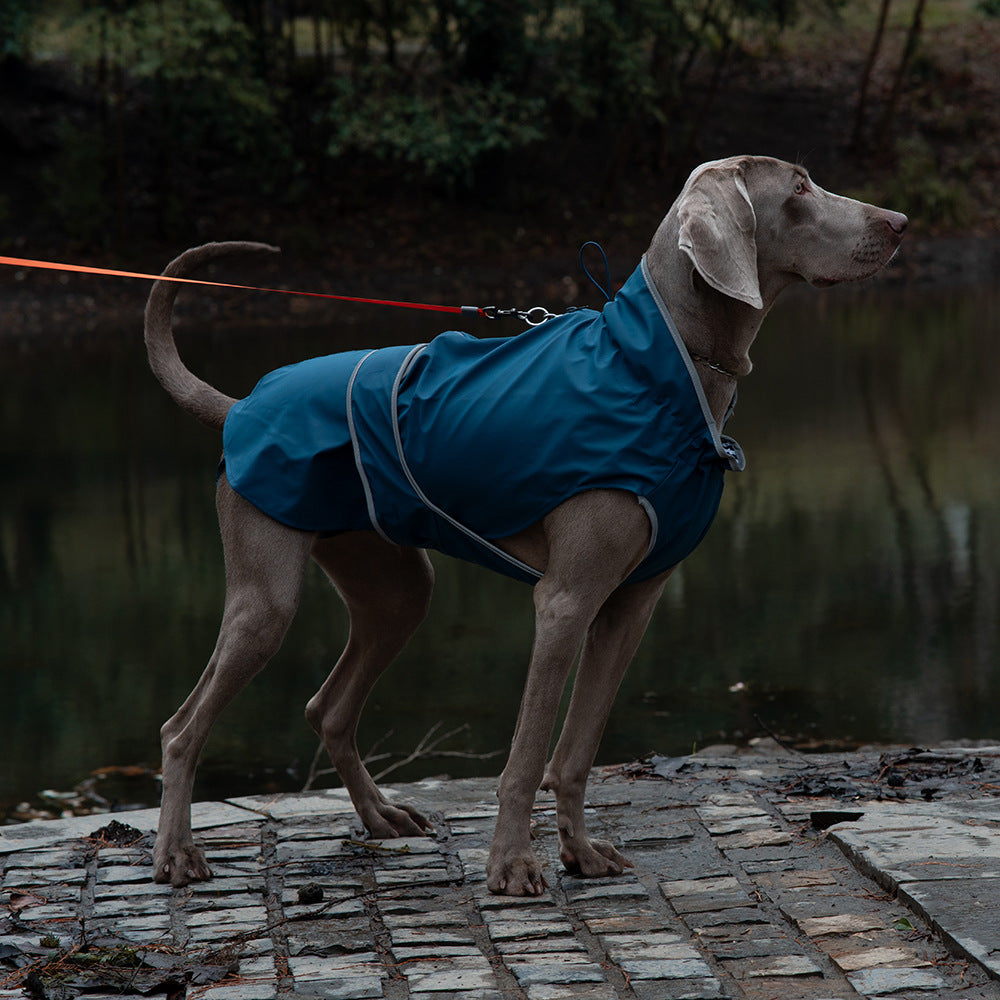 Hydrophobic pet fabric
Full-body dog rain suit
Mud-proof dog apparel
Breathable dog raincoat
Easy-on dog rain poncho
Dog raincoat
Waterproof pet jacket
Dog rain gear
Puppy poncho
Dog windbreaker
Waterproof dog coat with harness hole
Large dog raincoat with belly coverage
Reflective dog raincoat for night walks
Lightweight dog rain jacket for summer
Small dog raincoat with hood
Adjustable waterproof vest for dogs