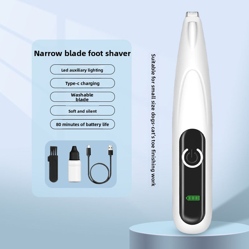 Professional Waterproof Pet Trimmer with Smart LED Display | Precision Grooming for Paws, Ears & Face